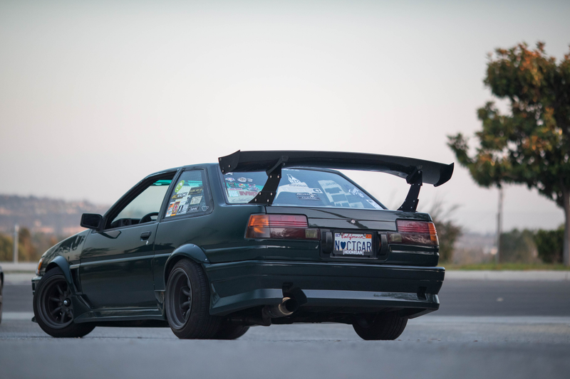 Illustration for article titled This Time Attack Toyota AE86 Corolla Used To Live Out In A Field Full Of Goats